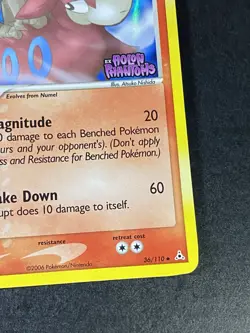 Pokemon Card - Camerupt Holon Phantoms 36/110 Uncommon Reverse Holo STAMPED - Image 5