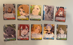 Weiss Schwarz Mushoku Tensei Mixed R/SR/Events/Characters Roxy Eris 90+ cards B1 - Image 2