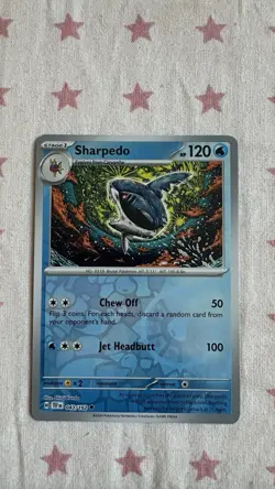 Sharpedo 043/162 Temporal Forces Reverse Holo Pokemon TCG Card - Image 1