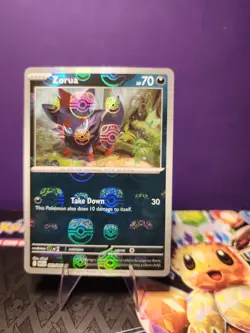 Zorua Master Ball White Flare 061/086 Reverse Holo Pokemon Card NM - Image 1