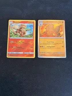Pokemon Growlithe Arcanine Card Lot + Arcanine Mini Tin 15 Cards NM/LP - Image 3