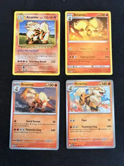 Pokemon Growlithe Arcanine Card Lot + Arcanine Mini Tin 15 Cards NM/LP - Image 5