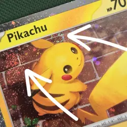CHEEK DOUBLE WHOLE SWIRL BLEED 🌀💫 Pikachu 051/162 30th Cosmo Holo Pokemon Card - Image 1