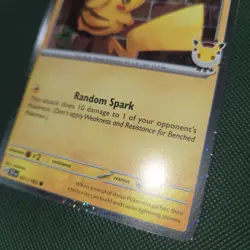 CHEEK DOUBLE WHOLE SWIRL BLEED 🌀💫 Pikachu 051/162 30th Cosmo Holo Pokemon Card - Image 4