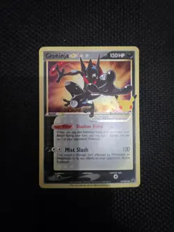 Greninja Gold Star SWSH144 Black Star Promo Holo Pokemon card MP - Image 1