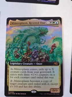 MTG - Mimeoplasm, Revered One FOIL Extended Art - Aetherdrift - Image 1