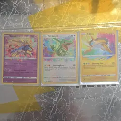 Pokemon Zacian, Rayquaza, Raikou Vivid Voltage Holo Full Art Card Lot - Image 1