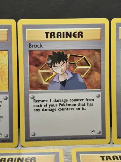 Pokemon Card TCG Gym Heroes Trainer Lot 5 Cards English - Gym Badge Lot - Image 3