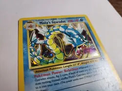 Misty's Gyarados 13/132 Holo Gym Challenge Pokemon Card - Image 3