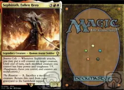 Sephiroth, Fallen Hero 92 R Commander: FINAL FANTASY Magic: The Gathering NM/M - Image 2