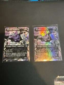 Shredder, Unrelenting- Mtg: TMT - U 0210 (X2) *1 foil/ Full Arts - Image 1