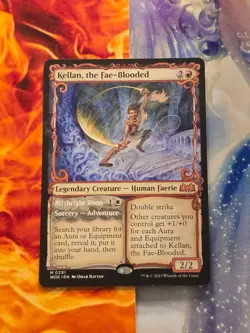 WOE Wilds of Eldraine 0291 Showcase Kellan, the Fae-Blooded - Image 1