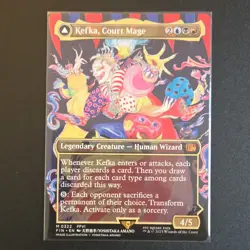 Magic: The Gathering FFVI Kefka Court Mage (Borderless) Universe Beyond FF - Image 1