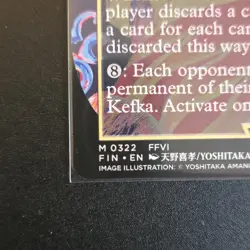 Magic: The Gathering FFVI Kefka Court Mage (Borderless) Universe Beyond FF - Image 5