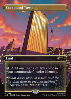 MTG Command Tower (1994) - Rainbow Foil, NM-Mint, English Secret Lair Drop Serie - Image 1
