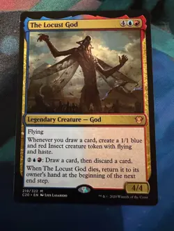 MTG The Locust God - Commander 2020 (219/322) LP FREE SHIPPING - Image 1