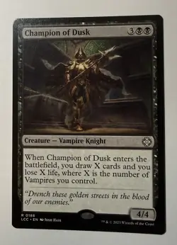 Champion of Dusk #188 (NM) Lost Caverns of Ixalan LCC Magic MTG - Image 1