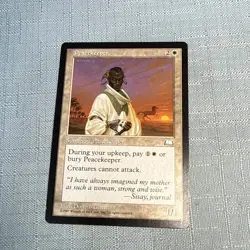 Peacekeeper LP, English MTG Weatherlight - Image 1