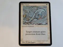 Magic The Gathering Blue Ward Alpha Edition Regular LP - Image 1