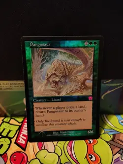 pangosaur Foil Mercadian Masques Rare NM Vintage MTG - Image 1
