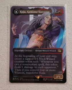 MTG: Kuja, Genome Sorcerer (Borderless) (Surge Foil) Final Fantasy Foil NM - Image 1