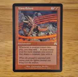 Wizards Mana Echoes Rare Enchantment Onslaught 218 Red Regular 2002 English - Image 1