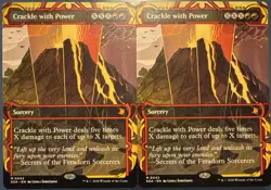 x1 Crackle with Power SOA Strixhaven Mystical Archives MTG 42 M/NM Pack Fresh - Image 1