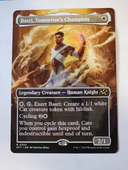 MTG - Basri, Tomorrow's Champion Borderless - Aetherdrift - Image 1