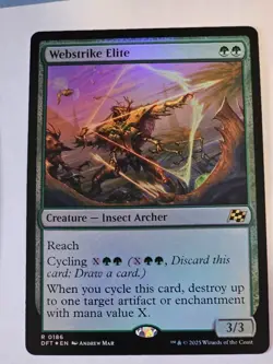 MTG - Webstrike Elite FOIL - Aetherdrift - Image 1