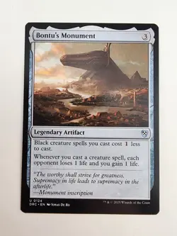 Bontu's Monument Commander: Aetherdrift • Regular MTG - Image 1