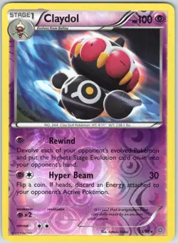 Claydol 33/98 Rare Ancient Origins Pokemon Reverse Holo NM - Image 1