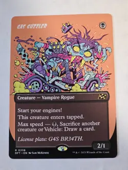 MTG - Gas Guzzler Borderless - Aetherdrift - Image 1