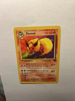 1999 Pokemon TCG - Flareon 19/64 - Jungle Set - Rare Vintage Card WOTC NEAR MINT - Image 4