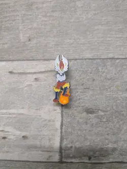 Pokemon CINDERACE Official Enamel Pin from Crown Zenith TCG Set - Image 1