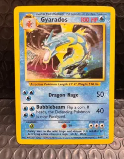 Gyarados 006/102 Base Set Holo Pokemon TCG - Image 1