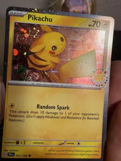 Pikachu (Pokemon Day) with fart swirl 051/162 NM - Image 5