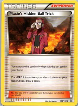 Pokemon TCG Maxies Hidden Ball Trick 133/160 Primal Clash NM - Image 1