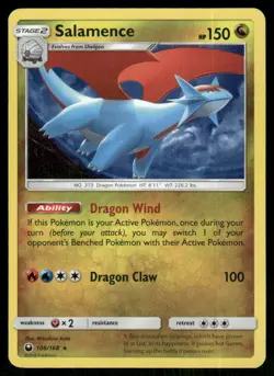 Salamence (Cosmos Holo) 106/168 Promo Pokemon Near Mint - Image 1