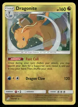 Dragonite (Cosmos Holo) 119/181 Promo Pokemon Near Mint - Image 1