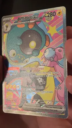 Iono's Bellibolt EX 279/217 Special Illustration Rare Ascended Heroes Pokemon - Image 2