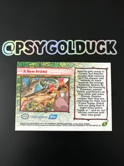 POKEMON TOPPS The MOVIE 2000 Lugia A New Friend Pikachu And Elekid - Image 2