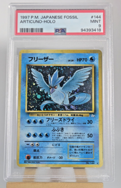 1997 POKEMON JAPANESE FOSSIL ARTICUNO #144 - HOLO PSA 9 - Image 3