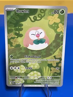 Rowlet 090/088 Illustration Rare Perfect Order Pokemon Near Mint - Image 1