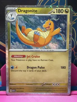 McDonalds 2025 Pokemon Dragon Discovery Dragonite Holo 012/015 Near Mint Bonus - Image 1