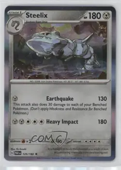 Steelix Pokemon Scarlet & Violet Paradox Rift PAR #125 - Image 1