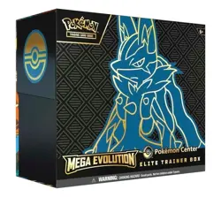 Pokemon Mega Evolution Lucario Pokemon Center ETB Elite Trainer Box SEALED - Image 1