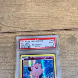 PSA 9 GEM MINT Clefairy 50 Holo Toys R Us Stamped Promo Pokemon XY Generations - Image 3