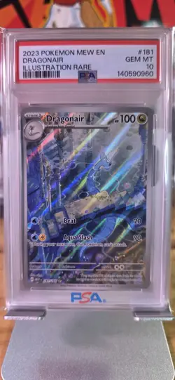 Dragonair Illustration Rare 181/165 Scarlet & Violet 151 Holo PSA 10 Pokemon - Image 1
