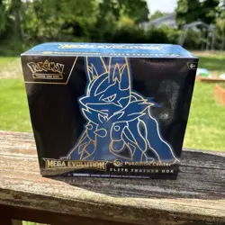Pokemon Mega Evolution Lucario Pokemon Center Elite Trainer Box Sealed - Image 1