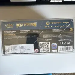 TCG MEGA EVOLUTION POKEMON CENTER ETB LUCARIO ELITE TRAINER BOX FACTORY SEALED - Image 3